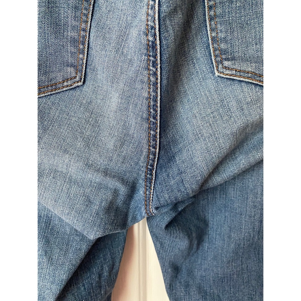 Loft‎ Womens Curvy Skinny Crop Jeans Medium Wash 14/32 Casual Staple Classic - Picture 9 of 12